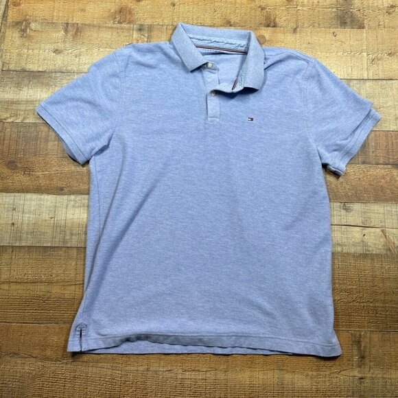 Men's Tommy Hilfiger Blue Short Sleeve Polo Shirt size XL - Picture 1 of 4